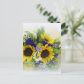 ヒマワリ ポストカード (スタンド正面)