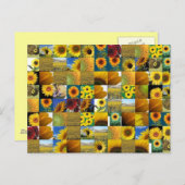 ヒマワリ ポストカード (正面/裏面)