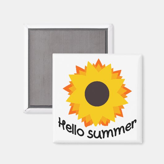 ヒマワリ マグネット (正面/裏面)