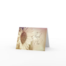 ヒマワリ-メッセージカードありがとう-夢みるようなベージュ色