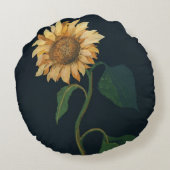 ヒマワリ ラウンドクッション (裏面)