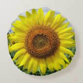 ヒマワリ ラウンドクッション (裏面)