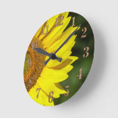 ヒマワリ ラウンド壁時計 (傾斜)