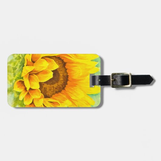 ヒマワリ ラゲッジタグ (正面横)