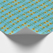 ヒマワリ ラッピングペーパー (角)