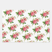 ヒマワリ、ラバンダーバラ ラッピングペーパーシート (正面3)