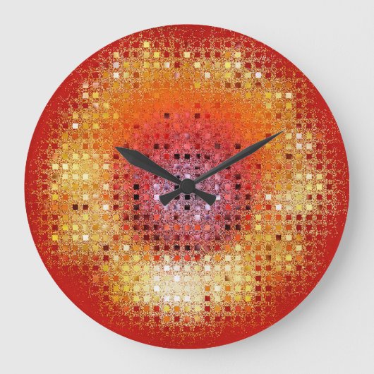 ヒマワリ ラージ壁時計 (正面)