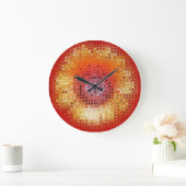 ヒマワリ ラージ壁時計 (ホーム)