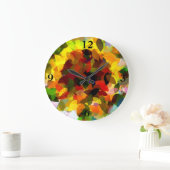 ヒマワリ ラージ壁時計 (ホーム)