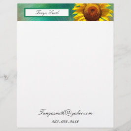 ヒマワリ レターヘッド