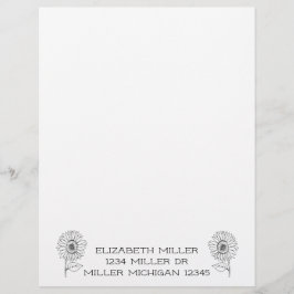 ヒマワリ レターヘッド