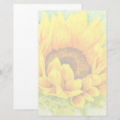 ヒマワリ 便箋 (正面/裏面)