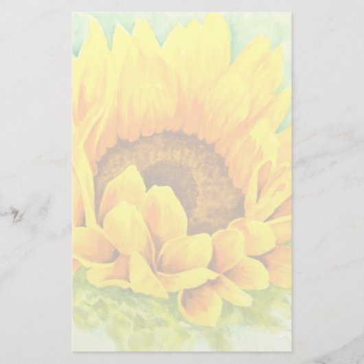 ヒマワリ 便箋 (正面)