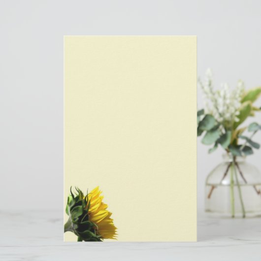 ヒマワリ 便箋 (スタンド正面)