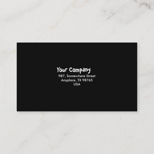 ヒマワリ 名刺 (裏面)