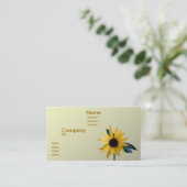 ヒマワリ 名刺 (スタンド正面)