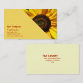 ヒマワリ 名刺 (正面/裏面)