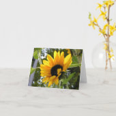 ヒマワリ@子供の庭 カード (黄色い花)