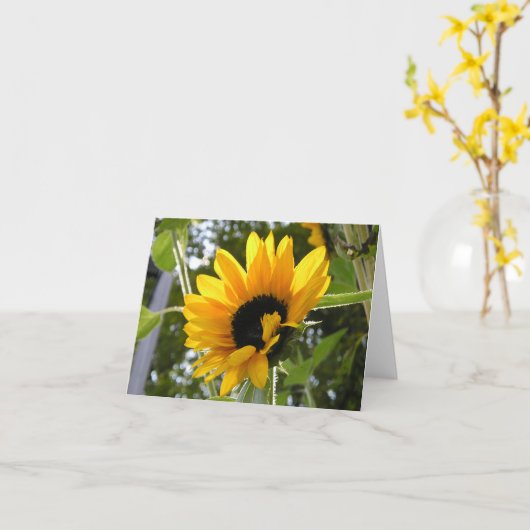 ヒマワリ@子供の庭 カード (黄色い花)