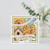 ヒマワリ-招待状 招待状 (スタンド正面)