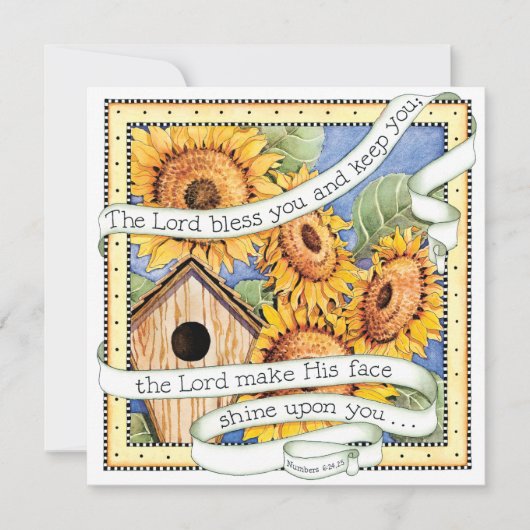 ヒマワリ-招待状 招待状 (正面)