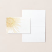 ヒマワリ 箔カード (ディスプレー)