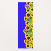 ヒマワリ – 自由ウクライナ平和ウクライナ国旗  ヨガマット (正面)
