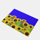 ヒマワリ – 自由ウクライナ – 平和  ドアマット (アングル)