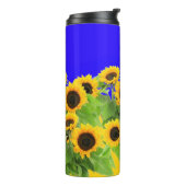 ヒマワリ – Freedom Ukraine平和ウクライナ国旗 タンブラー (回転左)