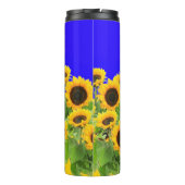 ヒマワリ – Freedom Ukraine平和ウクライナ国旗 タンブラー (裏面)