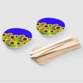 ヒマワリ – Freedom Ukraine平和ウクライナ国旗 ハンドファン (組立なし)