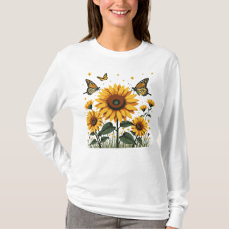 ヒマワリ Tシャツ