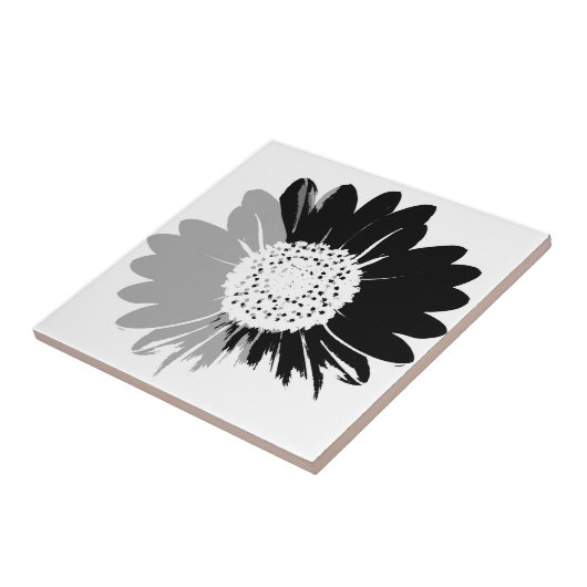 ヒマワリBWのタイル タイル (側面)