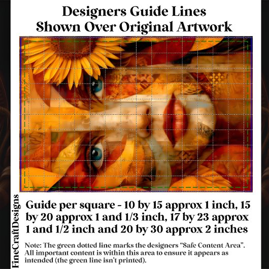 ヒマワリDS8Rデコページ付き女性のポートレート 薄葉紙