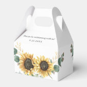 ヒマワリeucalyptusフローラ結婚スクリプト フェイバーボックス (裏面サイド)