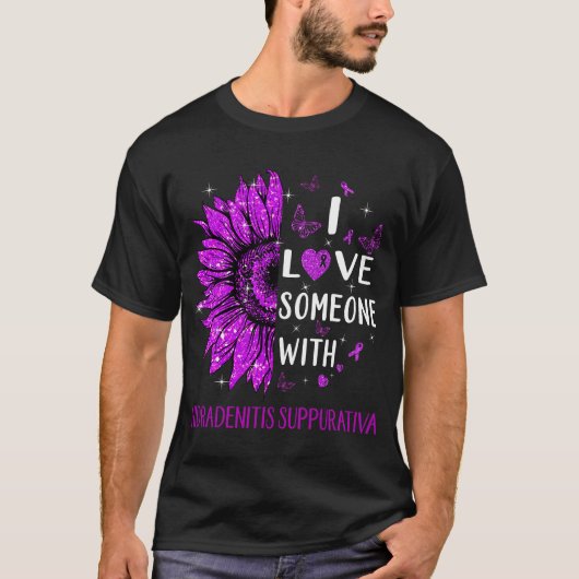 ヒマワリI愛する人Hidradenitis Suppurativa Tシャツ (正面)