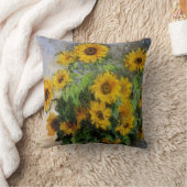 ヒマワリMonet.によって1881年 クッション (ブランケット)