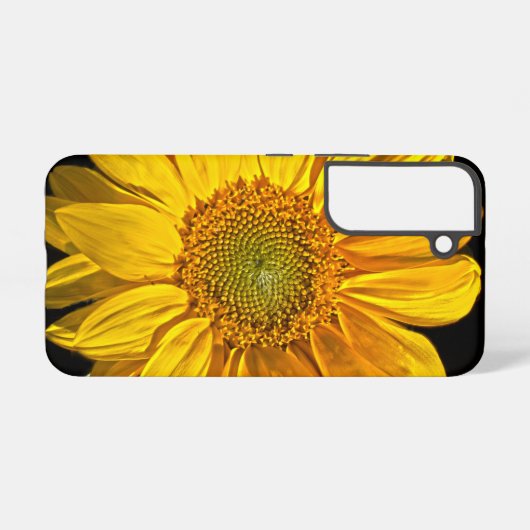 ヒマワリsgcna samsung galaxyケース (裏面横)