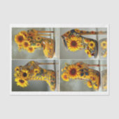 ヒマワリStilettoヒールアートDT3Lデコページ 薄葉紙 (正面)