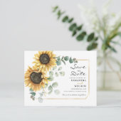 ヒマワールユーカリフローラ救ボタニカル 案内ポストカード (スタンド正面)