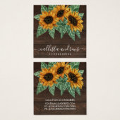 ヒマワ素朴リ材水彩イヤリングディスプレイ (正面&裏面)