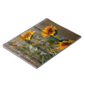 ヒマワ素朴リ蝶舎ボード ノートブック (左側)