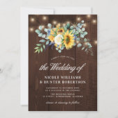 ヒマ素朴ワユーカリの糸ラ結婚イト 招待状 (正面)