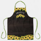 ヒマ素朴ワリとダークウッドの名前の追加 エプロン (正面)