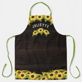 ヒマ素朴ワリとダークウッドの名前の追加 エプロン