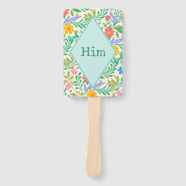 ヒムボエレガントホフローラブライダルウェディングシャワーゲーム ハンドファン