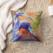 ヒメアカクロサギのファインアートの枕 クッション (ブランケット)