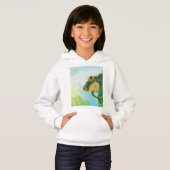 ヒメガエルがサンレイを受ける (正面フル)