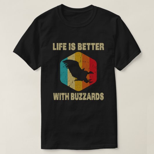 ヒメコンドルの方が人生に勝る Tシャツ (デザイン正面)