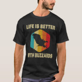 ヒメコンドルの方が人生に勝る Tシャツ (正面)